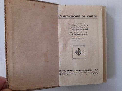 Imitazione cristo di g - l'imitazione,