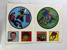 ADESIVI ORIGINALI UR Uomo Ragno Corno allegato 258 De Luxe Goblin Hulk Marvel 