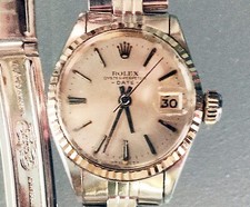 Rolex Oyster Perpetual Date Lady anni 60 Automatico Acciaio Bracciale jubilee