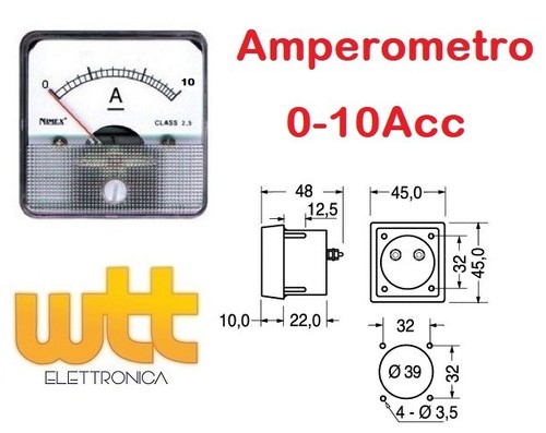 Amperometro analogico da - amperometro,