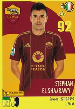 Panini, Calciatori 2024-2025: figurina 456 Stephen El Shaarawy (Roma)