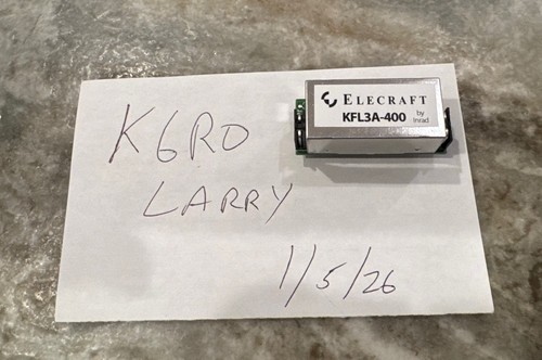 Filtro elecraft k3s 400hz - k3, e