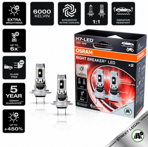 Osram night breaker - led, speed