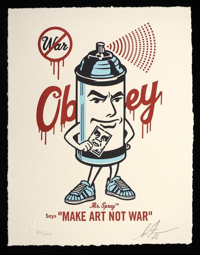 Shepard fairey spray - fairey, mr