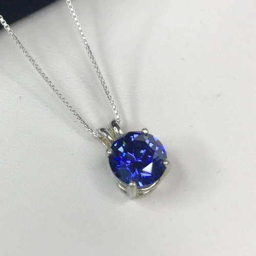 Ciondolo tanzanite blu 4ct - ciondolo,