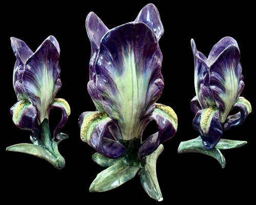 Vaso iris replica art nouveau - vaso,