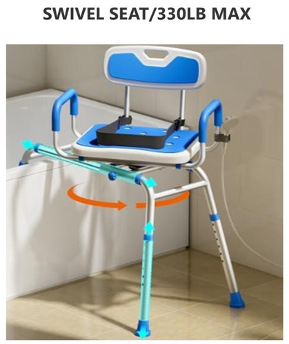 Sliding shower transfer chair - sliding,