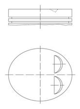 Pistone Mahle 039 PI 00122 000