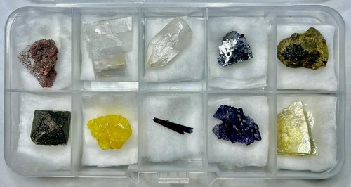 Mini collezione minerali 7 - collezione, di