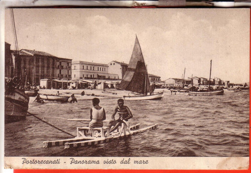 Cartolina porto recanati fp - ,