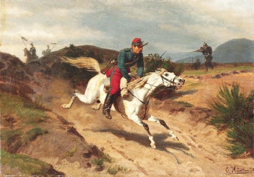 Dipinto olio franzoesischer - dipinto,