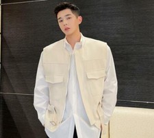 Men fashion round collar - fashion,