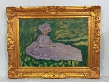 ANTICO OLIO SU TELA CLAUDE