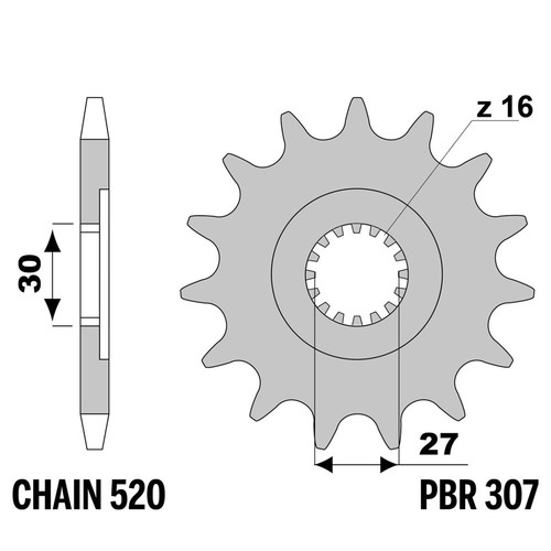 Maico 500 pignone - 500,
