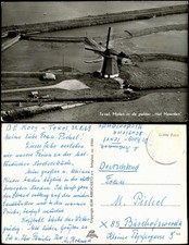 Cartolina Texel mulini a vento