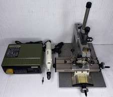 Stazione Micro Foratura Occhiali con Trasformatore Proxxon NG 5/E, Trapano Xenox MHX