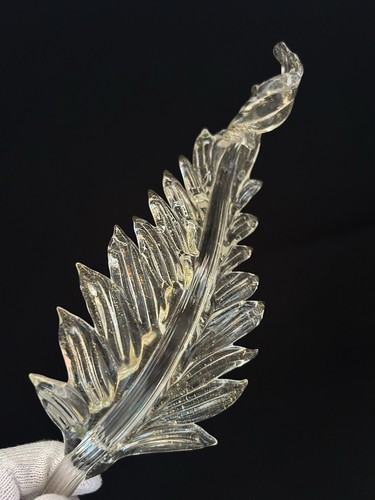 Foglia alta 42cm vetro murano - alta,