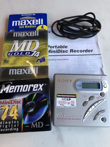 Lotto minidisc lettore - minidisc,