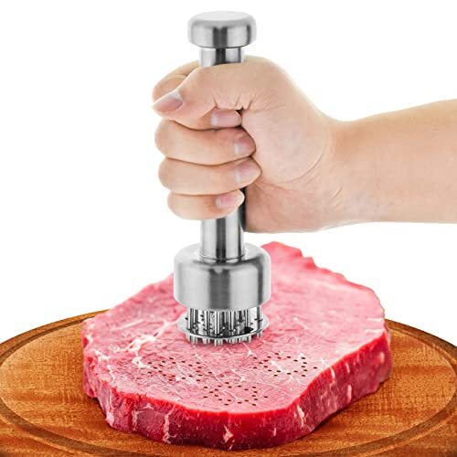 Batticarne acciaio inox