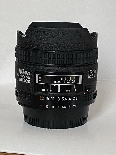 Nikon 16mm d fish eye - 16mm, f2,8