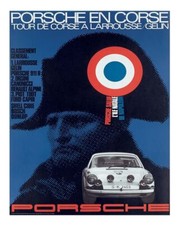 Poster Rally Porsche Tour de