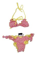 Bikini da bambina a righe