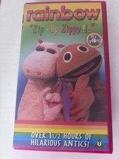 Rainbow Zip up zippy VHS VIDEO