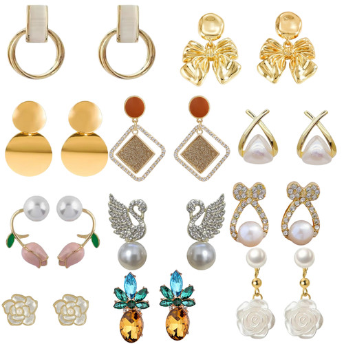 Orecchini oro argento