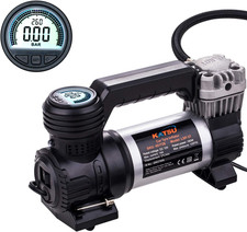 KATSU Compressore Aria Portatile Auto Professionale 120 PSI 12V Con Luce a LED G