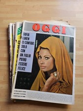 Mix OGGI Rivista Di Politica E Attualità 5 Pezzi Lotto 11 Vintage Magazine 