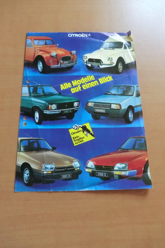 Brochure modelli citroen 1982 - brochure,