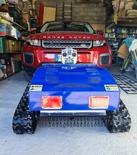 Trincia erba Cingolata Radiocomandata al 120 Ah Lithium Batteria.