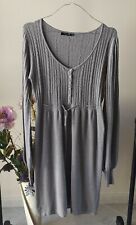 Abito Donna KEUS 60%Lana Merinos/Cachemire Grigio Taglia L/XL  USATO ottimo