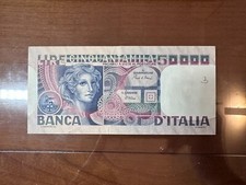 REPUBBLICA BANCONOTA LIRE 50000 VOLTO DI DONNA 11 4 1980 qSPL scritta SABAUDA