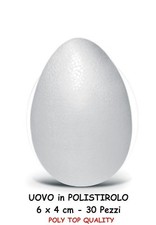UOVA POLISTIROLO 6 x 4 cm –