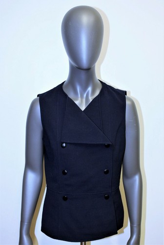 Rara giacca smanicata lana blu - rara,