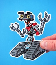 Adesivo vinile Johnny 5 corto circuito Johnny Five film decalcomania per auto skateboard
