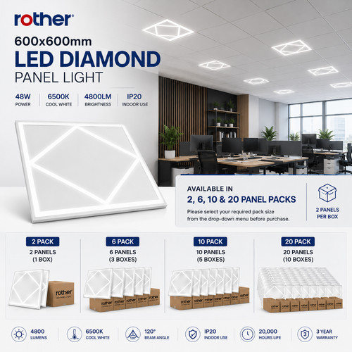 Rother plafoniera incasso - plafoniera,