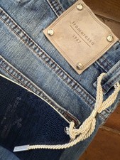 Tramarossa  jeans uomo W33 in denim stretch blu medio délavé. Leggere le misure!