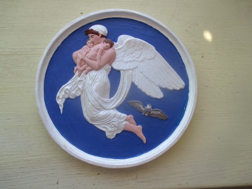 Due targhe angelo gesso - angelo,