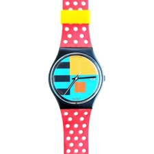 Orologio Swatch Vintage NEEDLES GB408 1988 Standard Gents Raro Quarzo Swiss Made 