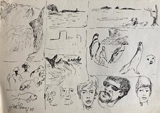 Al Mare Schizzi Teste Ritratti