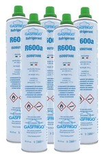 NR. 5 BOMBOLE GAS REFRIGERANTE R600A R600 420 GR x FREEZER FRIGO CONGELATORE
