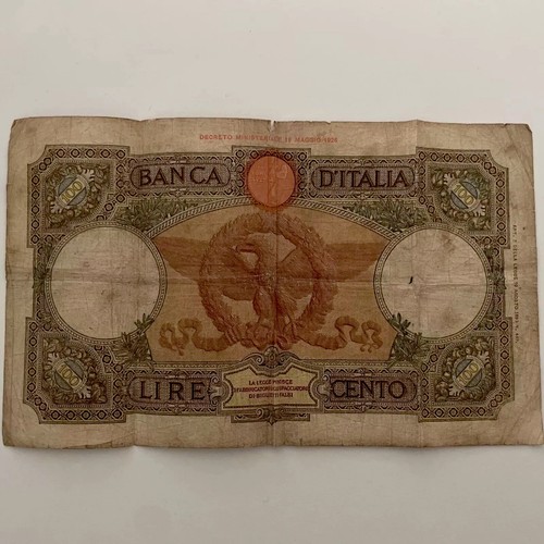 Banconota 100 lire regno - banconota,