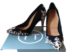 SCARPA DONNA ANIMALIER BAGATT TACCO ALTO