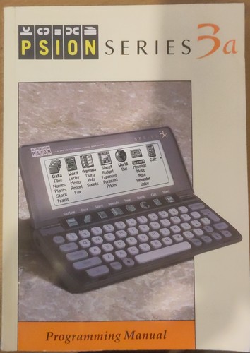 Manuale programmazione psion - manuale,