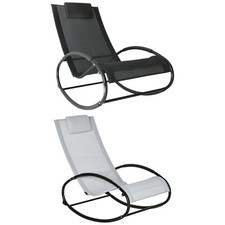 Outsunny Sedia a Dondolo da