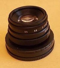 SONY E APS-C OBIETTIVO 35 mm f/1.6 C-MOUNT con adattatore