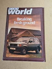 Fiat World Depliant Lingua Inglese  1984