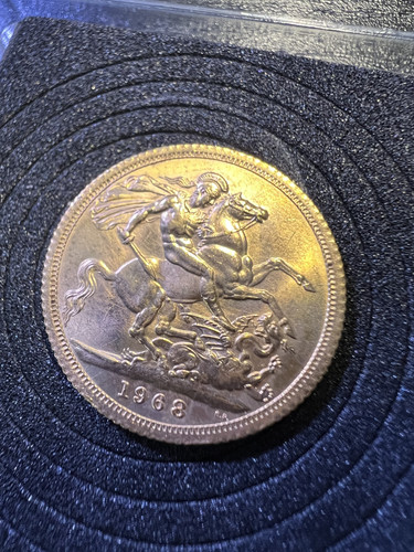 Sterlina oro 1968 - sterlina,
